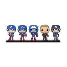 Imagem de Conjunto Pop Funko do Capitão América Através dos Séculos (exclusivo da Amazon, multicolorido)