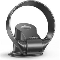 Imagem de Ventilador simples de luxo sem lâmina montado na parede com configurações de 9 velocidades Ventilador de mesa portátil de tamanho médio para sala de estar de escritório doméstico Ventilador