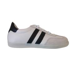 Imagem de Tênis Casual Feminino em Couro Flat Preto Street-Feminino