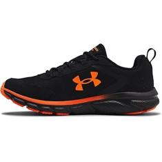 Imagem de Under Armour Charged Assert 9 Tênis de corrida masculino, Preto (005)/Laranja (Blaze Orange), 42