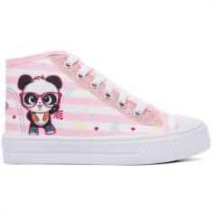 Imagem de  Tênis Feminino Infantil Casual Panda Botinha Menina Escolar - T&C, Ro