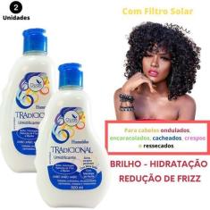 Imagem de Kit 02 Creme Para Pentear Hummidus Para Cabelos Cacheados 500ml