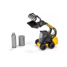 Imagem de Trator Brinquedo Construction Mini Carregadeira Garfo L330 Escala 1:26