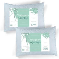 Imagem de Kit 2 Travesseiros Select Fibras Luxo Antialérgica Macio - Trp Imports