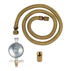 Imagem de Kit Instalação A Gás Mangueira 1,00Mt Original Botijão Glp