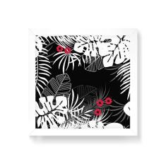 Imagem de Arte Maníacos Quadro Decorativo Folhas Floresta - 30x30cm (Moldura em laca )