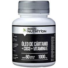 Imagem de Mais Nutrition Oleo de Cártamo + Oleo de Coco + Vitamina E 1000 mg 60 capsulas