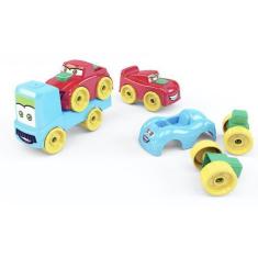 Imagem de Brinquedo Para Montar Box Cars Ii P/Montar 28Pcs - Dismat