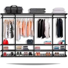 Imagem de Guarda Roupa closet aramado sem portas CLR285 - 3,10m pt