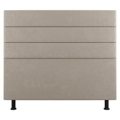 Imagem de Cabeceira Cama Box Casal Queen Size Malik 160cm Suede Bege - Abmaza