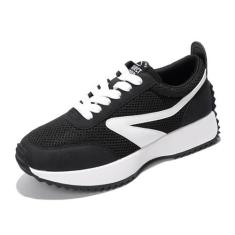 Imagem de Project Cloud Tênis feminino de espuma viscoelástica e tênis feminino antiderrapante para trabalho feminino, tênis de corrida com cadarço - Tênis fashion feminino 2024 (Serena), Preto-balinda, 38