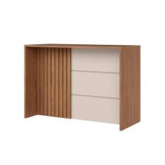 Imagem de Balcão de Cozinha Modulado Gourmet Requinte Nature/Areia - Henn