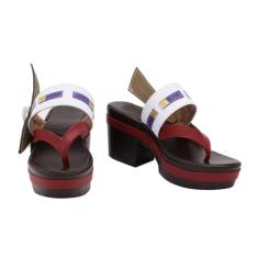 Imagem de COSGOGO Tênis feminino de Halloween Genshin Impact Yae Miko Cosplay salto alto, Multicolorido., 8