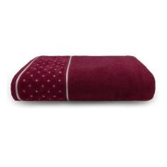 Imagem de Toalha de Banho Safira 68x140cm - Vinho Nobre - Appel