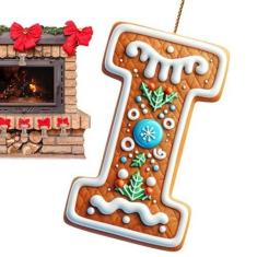 Imagem de Enfeites de letras para árvore de Natal, Enfeites de Natal em acrílico - Ornamentos bonitos para casa de decoração de árvore de Natal,Ornamentos decorativos criativos, decorações para casa, pátio de j