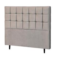 Imagem de Cabeceira Solteiro Parma 90cm Para Cama Box Suede Bege - DS Móveis