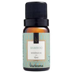 Imagem de Via Aroma, Essência Para Aromatizador Aromaterapia 10 ml Bamboo, cor Verde, Plástico
