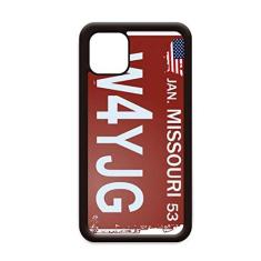 Imagem de Capa padrão americano de número de carro para iPhone 12 Pro Max para Apple Mini Mobile Case Shell