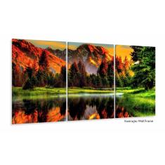 Imagem de Quadro Decorativo Paisagem Floresta 120x60 em tecido