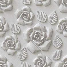 Imagem de Papel De Parede Adesivo 3D Flores 460513393 Rolo 0,58X3M