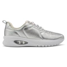 Imagem de Tênis Usaflex Feminino Em Couro Conforto Casual AL3601-Feminino