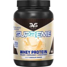 Imagem de Whey Supreme 3W 900g 3VS Nutrition Chocolate Branco - Rápida absorção, ganho e manutenção de massa muscular. Isolado, Hidrolisado e Concentrado. Muito saboroso, gourmet, textura cremosa