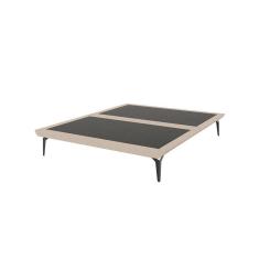 Imagem de Base Box Cama Japonesa Toquio Casal Linho Bege - Cor: Bege