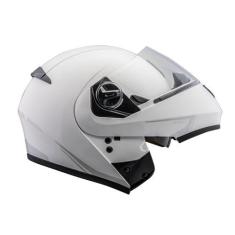 Imagem de Capacete Articulado Moto Peels Urban U-rb2 L New Classic Branco Brilha