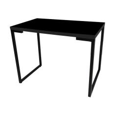 Imagem de Mesa Escritório 120cm Estilo Industrial Porto Preto - Fit Mobel