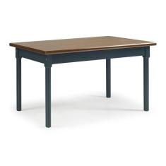 Imagem de Mesa Em Madeira Maciça Retangular 6 Lugares Azul Petróleo Azul Petróleo