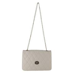 Imagem de Bolsa Matelasse Topgrife Couro Branco