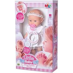 Imagem de Boneca com Mecanismo Little Baby Primeira Oração Milk