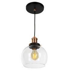 Imagem de Lustre Pendente Château Bola Media Vidro  c/ Cobre 20cm