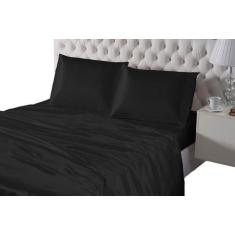 Imagem de Jogo De Cama Lençol Cetim Casal Queen 4 Peças Lançamento - Brucebaby B