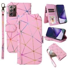 Imagem de Furiet Capa carteira para Samsung Galaxy Note 20 Ultra 5G com alça de pulso, 9+ compartimentos para cartão de couro PU, capa flip de couro PU, capa para celular Note20 Plus Notes 20Ultra Note20+ U +