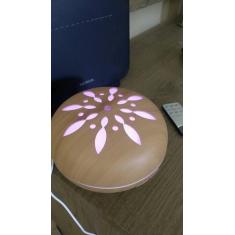 Imagem de Umidificador de Ar Difusor Aromatizador madeira Flor 500ml - OP
