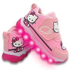 Imagem de Tenis Com Luzes De Led Feminina Hello Kitty Minipe-Feminino