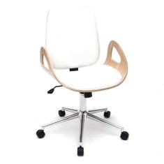 Imagem de cadeira de escritório diretor giratória teodora branca