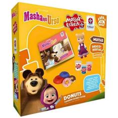 Imagem de Massinha Livro Masha E O Urso Com Donuts Com Massa Estrela