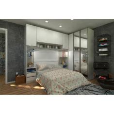 Imagem de Guarda Roupa De Canto Casal 8 Portas E 4 Gavetas Com Espelho Legno Cre