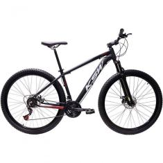 Imagem de Bicicleta Aro 29 Ksw Xlt 24v Freio A Disco Suspensão Mountain Bike Alumínio Preto-vermelho-branco 21