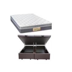 Imagem de Conjunto Cama Box Baú Queen + Colchão De Molas Ensacadas Sleep Fresh 1