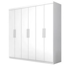 Imagem de Guarda Roupa Casal Evidence Plus Branco 6 Portas 4 Gavetas - Zanzini M