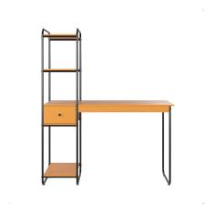 Imagem de Escrivaninha com Estante Criare 1 gv Nature e Preto