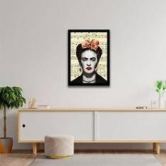 Imagem de Quadro Decorativo Frida Flores 45X34Cm