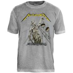 Imagem de Camiseta Especial Metallica And Justice For All