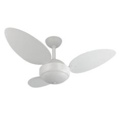 Imagem de Ventilador De Teto Infinity Commerce Colonial Branco 3 Pás Rattan Bran