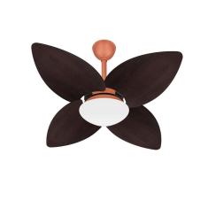 Imagem de Ventilador Teto Cobre 4 Pás MDF Econômico Winds Ventax 110V