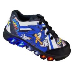 Imagem de Tenis Infantil De Led Sonic Boom Veloz Lançamento - Tenis De Led