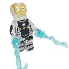 Imagem de Boneco Blocos De Montar Homem De Ferro Mark 39 Propulsão